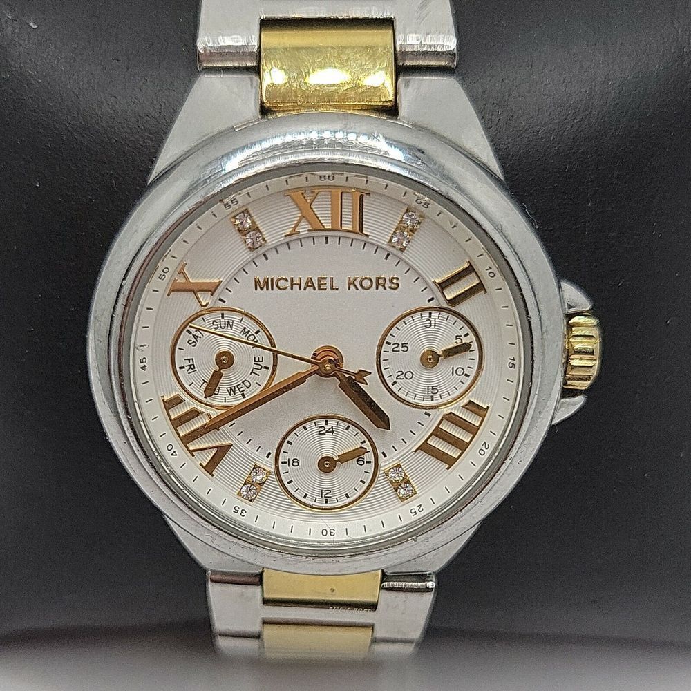 Michael Kors MK5760 Women's Stainless Steel Analog White Dial Quartz Watch BC798